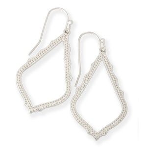 Kendra Scott Sophia Drop Earrings Rhodium Silver BRAND NEW UNWORN